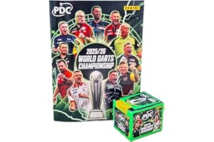 GENERISCH Panini Darts PDC World Championship 2026 - Leeralbum + Display 36 Tüten mit je 5 Stickern NEU