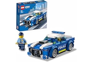 LEGO City La Voiture de Police 60312 - Jeu de Construction conçu pour Les Enfants de 5 Ans et Plus - Inclut Une minifigurine de Policier avec Une Lampe de Poche et Un képi (94 pièces)