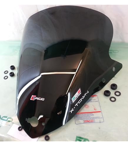 Pare-brise Puig Sport 5522 F Pour Kymco Downtown/Superdink 125i-300i 2009-2015 - Fumé Foncé, Taille M