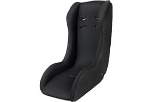 POLISPORT 8015000023 – Mini Pelican Tout Temps Réducteur de Siège Bébé sans Harnais pour Remorque, Poussette et Vélo Cargo – Respirant, Sûr et Compatible pour Enfants de 7 à 18 Mois, Noir