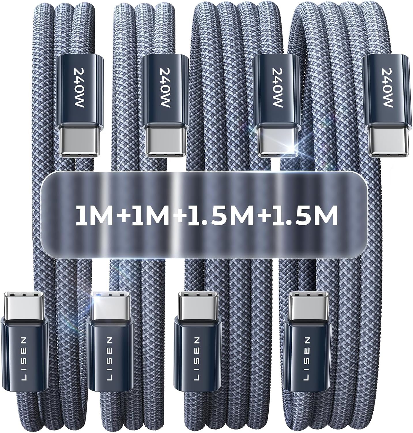Technische Daten & Spezifikationen : LISEN 240W USB C Kabel PD 3 1 USB C Ladekabel