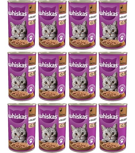 Whiskas Kattenvoer, natvoer voor volwassenen 1 met tonijn in gelei, 24