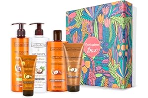 EVOLUDERM – Coffret Cadeau Corps & Cheveux Argan – 5 produits – Origine Naturelle - Végan – Made in France - Box Magic Forest - Idée Cadeau - Idéal cadeau Noël, Anniversaire, Fête des Mères