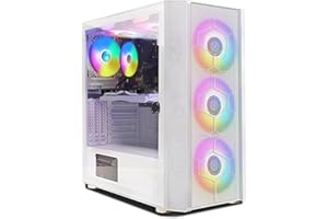 STGsivir PC desktop da gioco, Intel Core i7 fino a 3.9GHz, GeForce RTX 2060 6GB GDDR6, 32GB, SSD 1TB, WiFi, BTB 5.0, Ventilatore RGB x 6, W10H64
