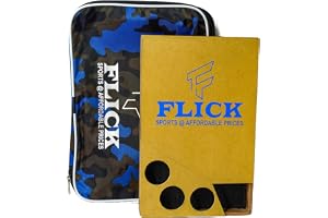 Flick Classic Wooden Table Tennis Racket Case with Protective Cover- Brown Colour | Upgrade Your Game with This Premium Wooden Table Tennis Racket case, Where functionality Meets Elegance!