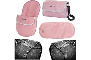 Daisy Chain Paquete de Accesorios del Cochecito para muñecas Pinnacle (Classic Pink)