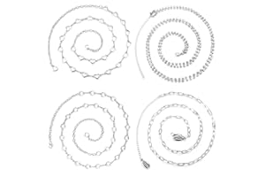 LOLIAS 4PCS Chaîne de Taille de Ventre pour Femmes Chaîne de Ventre Sexy Bikini Strass Coquillage Bijoux de Corps Réglable Chaînes de Corps Chaîne de Ventre Bijoux