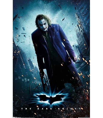 Trends International Dark Knight Joker Dark Wall Poster 22.375