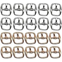 30 stuks gespen, vierkante metalen gesp, metalen rolgespen, hardware gesp voor doe het zelf tassen, reparaties en doe het zelf riemen, lederhandwerk enz. (zilver