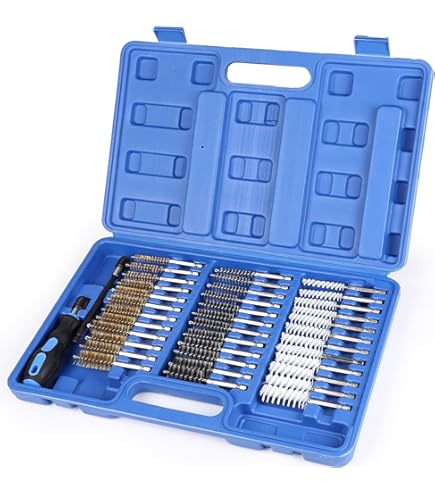 Brosse De Ponçage Pour Moyeux De Roue KS Tools 100.4081 - Pour Ø 40 à 50 Mm, Embout 10 Mm - Décapage Rouille Peinture