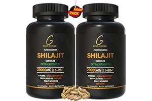 Gene & Good® Shilajit - Shilajit Resin - Pack of 2- UK Lab-Tested, Ethically Sourced, Mineral-Rich, 85+ Essential Minerals, Boosts Energy & Stamina, High-Potency Fulvic Acid (2 X 50 Gram)
