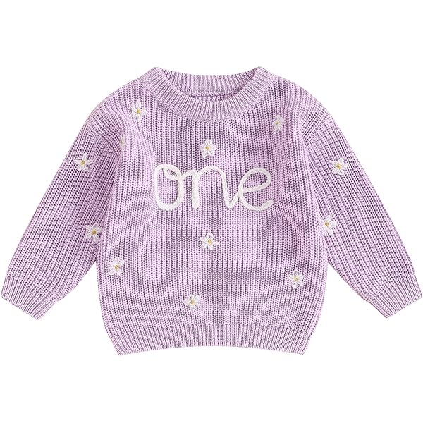 Winmany Baby Meisjes Gebreide Trui Peuter Aardbeien Grote Zus Print Pullover Sweatshirt Herfst Winter Lange Mouwen Warme Jumper Top, roze, 12-18 maanden