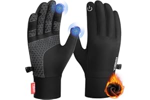 Benirap Thermal Gloves for Men and Women, Winter Cycling Gloves with Anti-slip Touch Screen Warm Glove for Running Riding Driving Outdoor Sports Walking