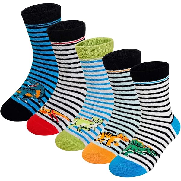 Calzini Antiscivolo Per Bambini Con Motivi Animali - Confezione Da 5 Paia Per Neonati 6-30 Mesi - Foto 8