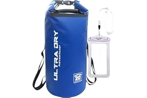 Ultra Dry Adventurer Premium Waterproof Bag, Sack with Phone Dry Bag and Long Adjustable Shoulder Strap Included, Perfect for Kayaking/Boating/Canoeing/Fishing/Rafting/Swimming/Camping/Snowboarding