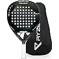 RYZE PEGASUS Padel Racket in 100% Carbon Fiber - Max Power + Control - Pro Paddle Racket for Adults EVA-17 Flex Foam - 360g Light & Durable - Paddle Tennis Racket + Free Carry Case Included