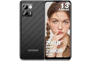 DOOGEE N50PRO Telefonos Moviles Libres Android 13, 20GB RAM+256GB ROM, Octa Core, 50MP AI Cámara, 4200mAh Batería 18W, 6,52 Pulgadas HD+, 1TB SD Smartphone Widevine L1, Huella Dactilar/GPS/WIFI-2024