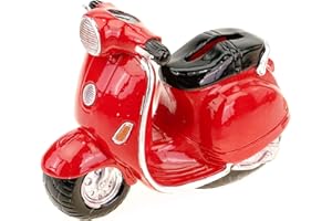 Kremers Schatzkiste Skarbonka, skarbonka, motocykl, 10 cm, dekoracyjna figurka skuter motorower