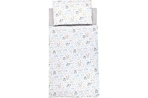 ‎TUPTAM TupTam Deckenschlafsack mit Kissen und Beutel – Kinder Schlafsack 135×70 cm für Kindergarten, Reisen und Zuhause