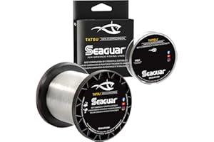 Seaguar Tatsu, stark und geschmeidig, Premium, 100% Fluorkohlenstoff-Performance-Angelschnur, praktisch unsichtbar.