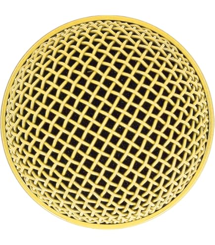 Testa Microfono Shure SM58 Sostituzione - Griglia In Acciaio Con Schiuma, Colore Rosso - Foto 11