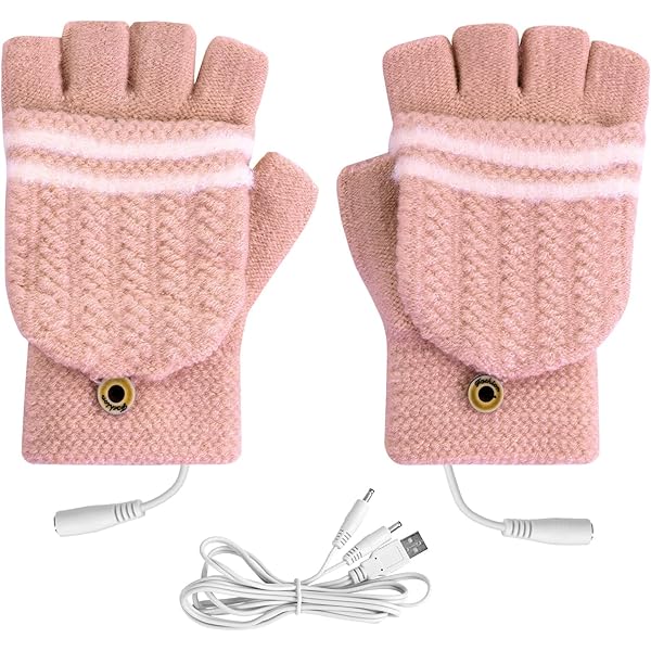 Gants Chauffants Alimentés Par USB Avec Chauffage Double Face