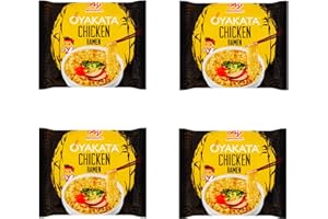QUALIT OYAKATA - Pasta istantanea al sapore di pollo, 83 g, confezione da 4