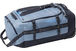 Eagle Creek Cargo Hauler torba sportowa z uchwytem i paskami do plecaka, łatwo dostępną kieszenią i komorą główną z pokrywą w kształcie litery U, Lodowy niebieski, 110 L, 110 l