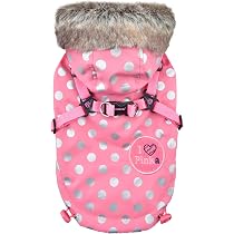 Pinkaholic New York Leopup Sweater Für Hunde - Rosa, XL, Kuschelig Warm Mit Leinen-Schlitz