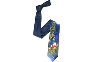 THE TIE COMPANY The Tie Co™ Premium Christmas Secret Santa/Reindeer/Sleigh Heavyweight Novelty Gift Neck Ties