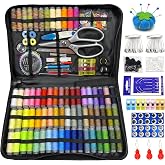 Sewing Kit Thread of 66 Colours, 305 Professional Sewing Accessories | Includes Needles, Thread, Scissors, Buttons and More f