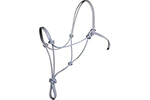 Hunters Saddlery Parelli Training Natural Rope Headcollar in 11 Sizes - Miniature Foal Shetland Weaning Pony Cob Arabian Full Horse Extra Full and Draft