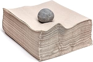 Plantvibes® 100 tovaglioli di carta di alta qualità, ecologici, 100% biodegradabili, 33 x 33 cm