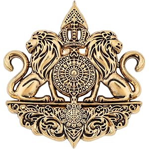 To The Nines Lion Pair Brooch for Men