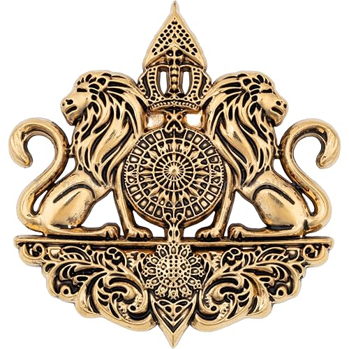 To The Nines Lion Pair Brooch for Men