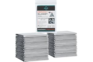 ‎GENERAL MEDI General Medi Rettungsdecke (210 x 130cm) - 12 Packungen Überlebensdecken Perfekt für Outdoor, Wandern, Überleben, Marathons oder Erste Hilfe