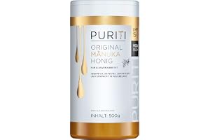 PURITI Manukahonung MGO 550+ 500 g från Nya Zeeland med certifierat metylglyoxal-innehåll – laboratorietestad, direktimport, ren naturprodukt, fri från tillsatser
