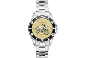 KIESENBERG Regalo per Moto Guzzi V7 Motocicletta Fan Autista Orologio 20421