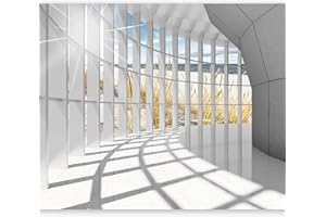 murando - Papier peint panoramique paysage 300x210 cm - Revêtement mural décoration salon - Design moderne - Architecture illusion couloir mer ciel moderne paysage plage espace c-C-0020-a-a