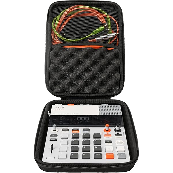 Protective Case For Teenage Engineering EP–133 K.O. II – Splashproof, Custom Molded EVA Pouch With Storage