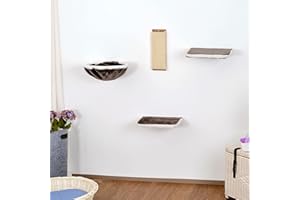 Silvio Design 21877.102 - Parete da Arrampicata per Gatti, 4 Pezzi, Grigio Chiaro, 3600 g