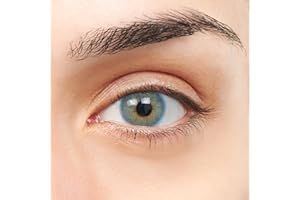 LENTES DE CONTACTO VIP Pop VIP Lentillas de Color Azul y Verde con diseño super natural 2 Lentes de contacto anuales + portalentes + pinza + aplicador