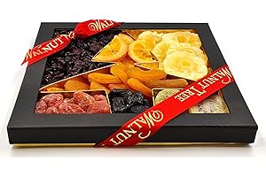 Walnut Tree | Dried Fruits Tree Box | Selection of Pineapple, Strawberry, Orange, Cherry, Apricot, Kiwi and Mango | Suitable for Vegans, Vegetarian, Halal, Kosher and Gluten Free diets | 500g pack