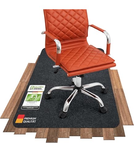 ENDORFY Floor Pad FP110C, Tapis de Protection Rond sous Une Chaise de Bureau, diamètre 110 cm, étanche | EY8G003