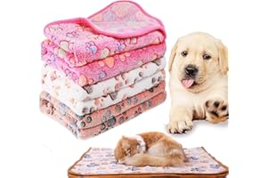 WDEC 3 koc dla psa, nadaje się do prania, ochrona sofy, legowisko dla psów koty i ps, Puszysty koc dla psa 104 x 76 cm, koty koc z super miękkim, dwustronnym i puszystym kocem dla zwierząt domowych