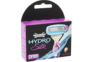 Wilkinson Sword - Hydro Silk - Lames de rasoir pour Femme - Pack de 3