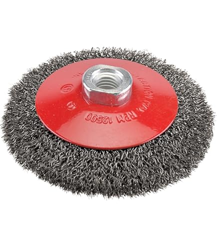 Spazzola Metallica A Tazza Annodata Makita D-77497, 75 Mm X M14, Per Smerigliatrici 115/125 Mm, Filo Inox