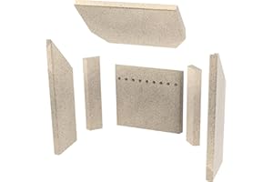 ‎H&M GERMANY Feuerraum Auskleidung für Fireplace Kaminofen Paris Prag und weitere Modelle Kaminofen Vermiculite einfach austauschbar