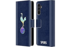Head Case Designs Officially Licensed Tottenham Hotspur F.C. Dark Blue and Purple 2023/24 Badge Leather Wallet Case Compatible With Samsung Galaxy A13 5G (2021)