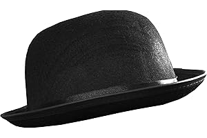I LOVE FANCY DRESS LTD Piccolo cappello da bowler, in feltro nero, 55 cm-56 cm, da donna o bambino (confezione da 6)